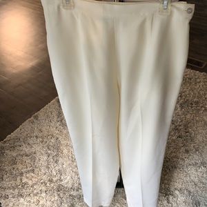 Hugo Buscatti cream trousers wool 16 tall, perfect condition